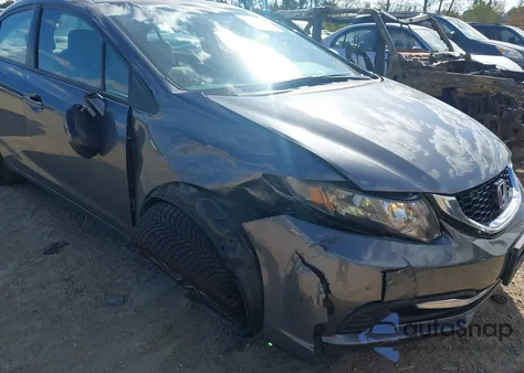 2013 Honda Civic Ex from USA, damaged, VIN 19XFB2F82DE037481